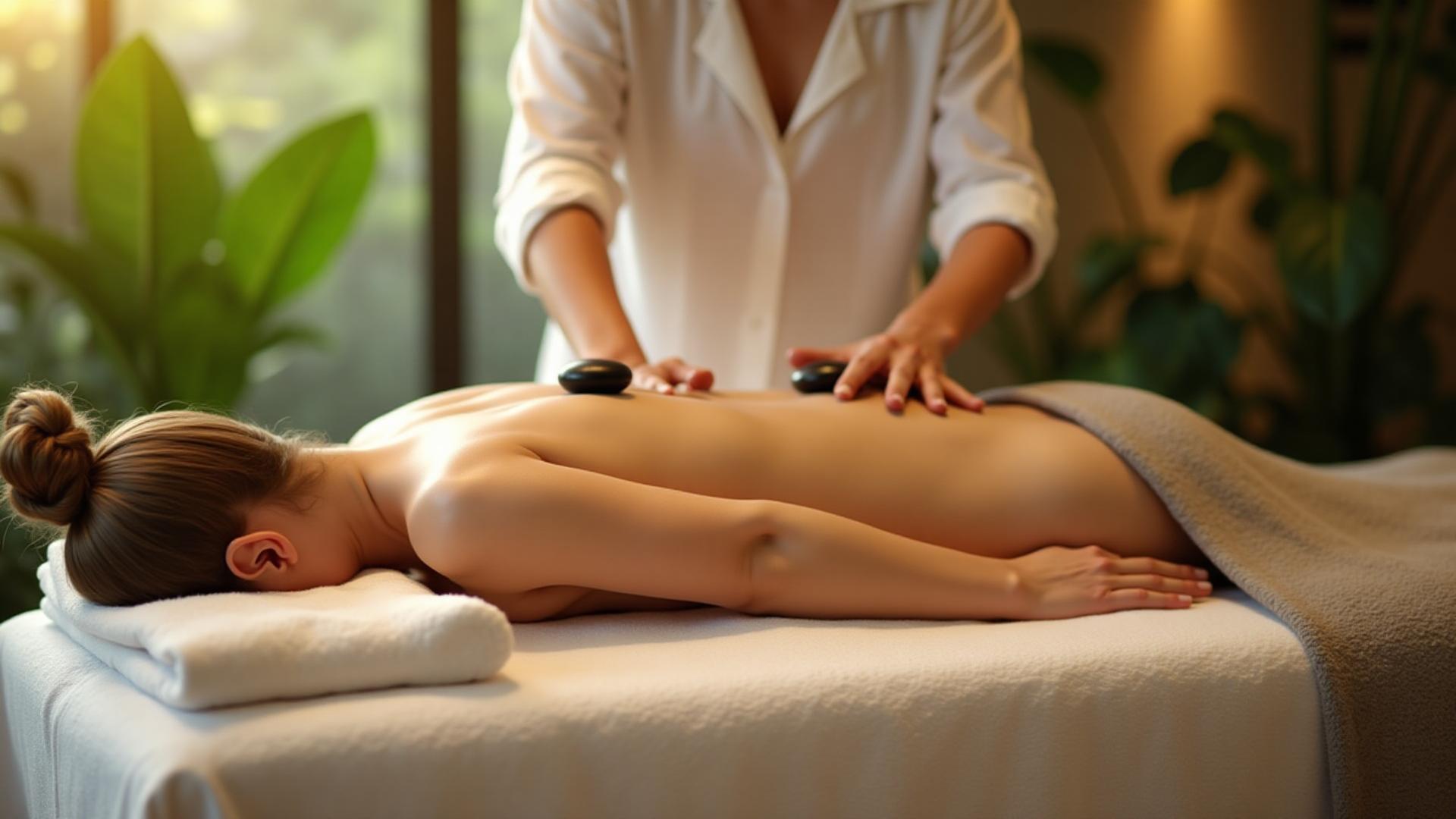 Професійний масаж спини у затишній spa-атмосфері